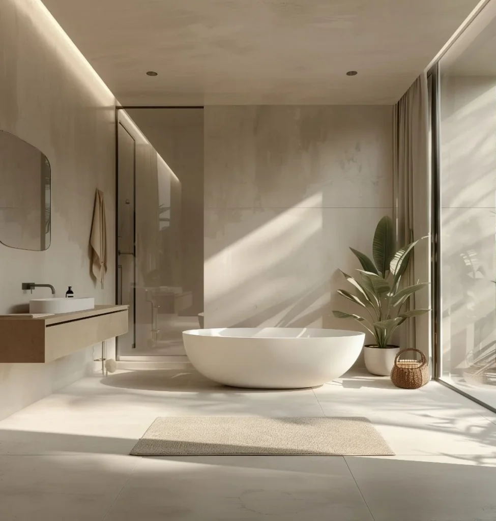[Placeholder] Bright Family Bathroom